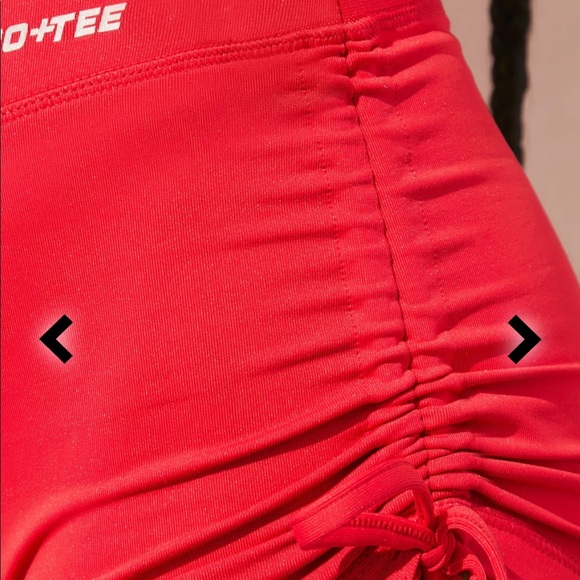 Bo+tee ATTITUDE SLINKY HIGH WAISTED SHORTS - Picture 4 of 8